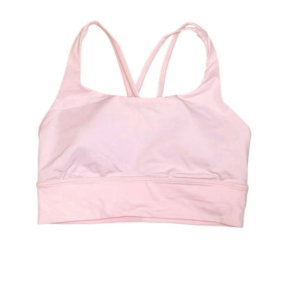 NWT Lululemon Energy Longline Bra in Strawberry Milkshake Size 6