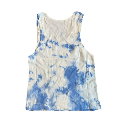 Daydreamer LA Eye Tank Blue Tie Dye Size L