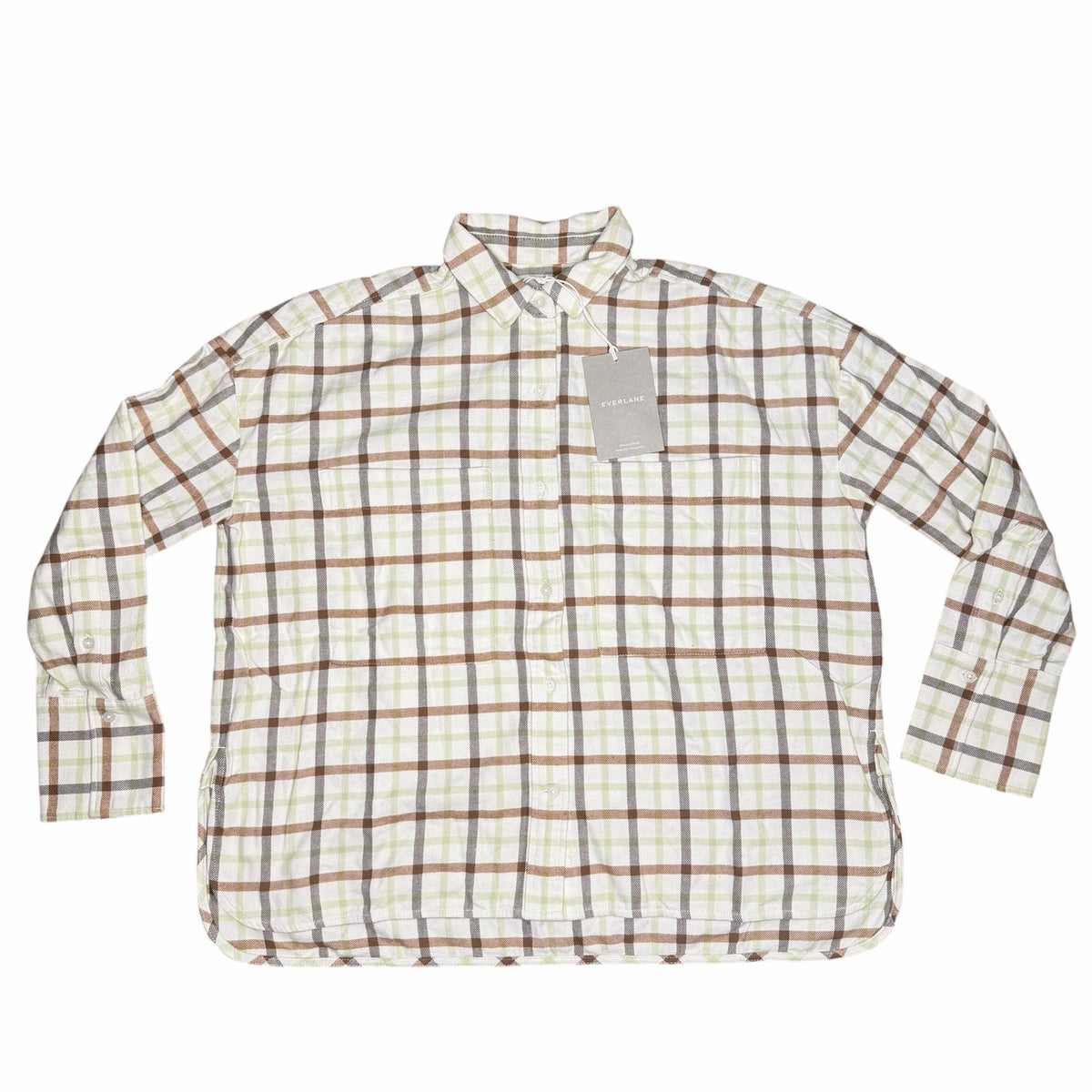 Everlane Women's The Boxy Flannel Shirt Size S