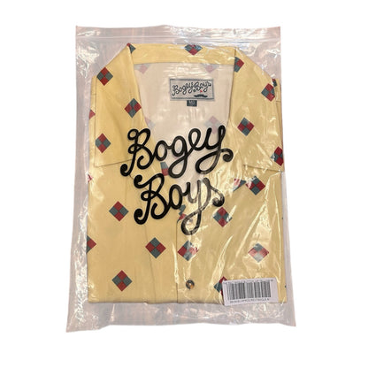 Bogey Boys by Macklemore The Rectangle Button Up Men's Golf Shirt Size M