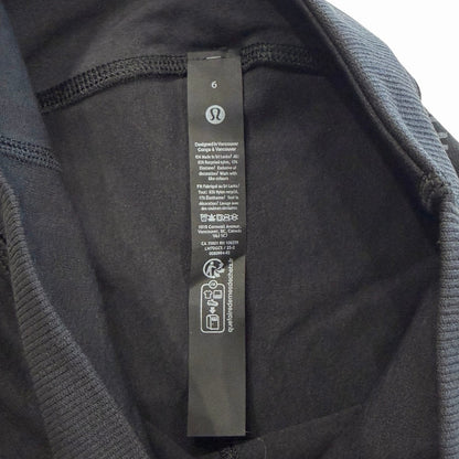 Lululemon RevealKnit High-Rise Short 8" SLNSH Collection Black Size 6