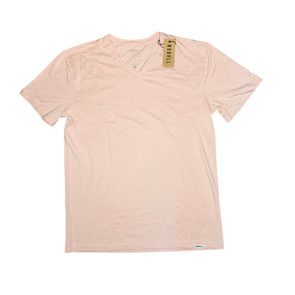 NOBULL Men's V-Neck Tee Rose Size L