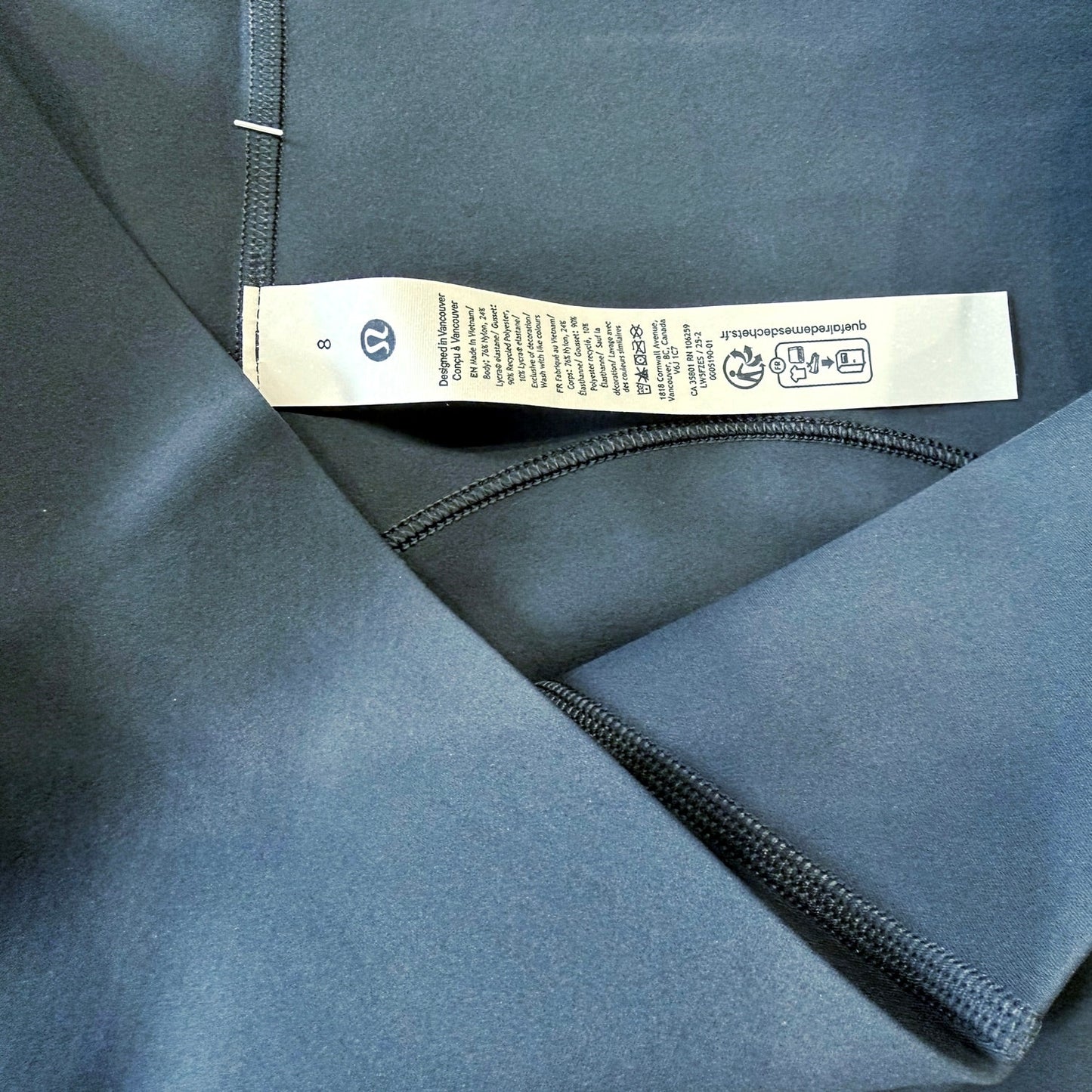 Lululemon Glow Up™ High-Rise Tight 25” in Graphite Grey Size 8