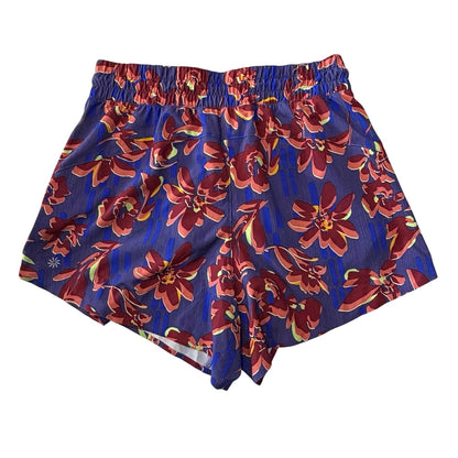Athleta Crossroads Short Blue Floral Size XS