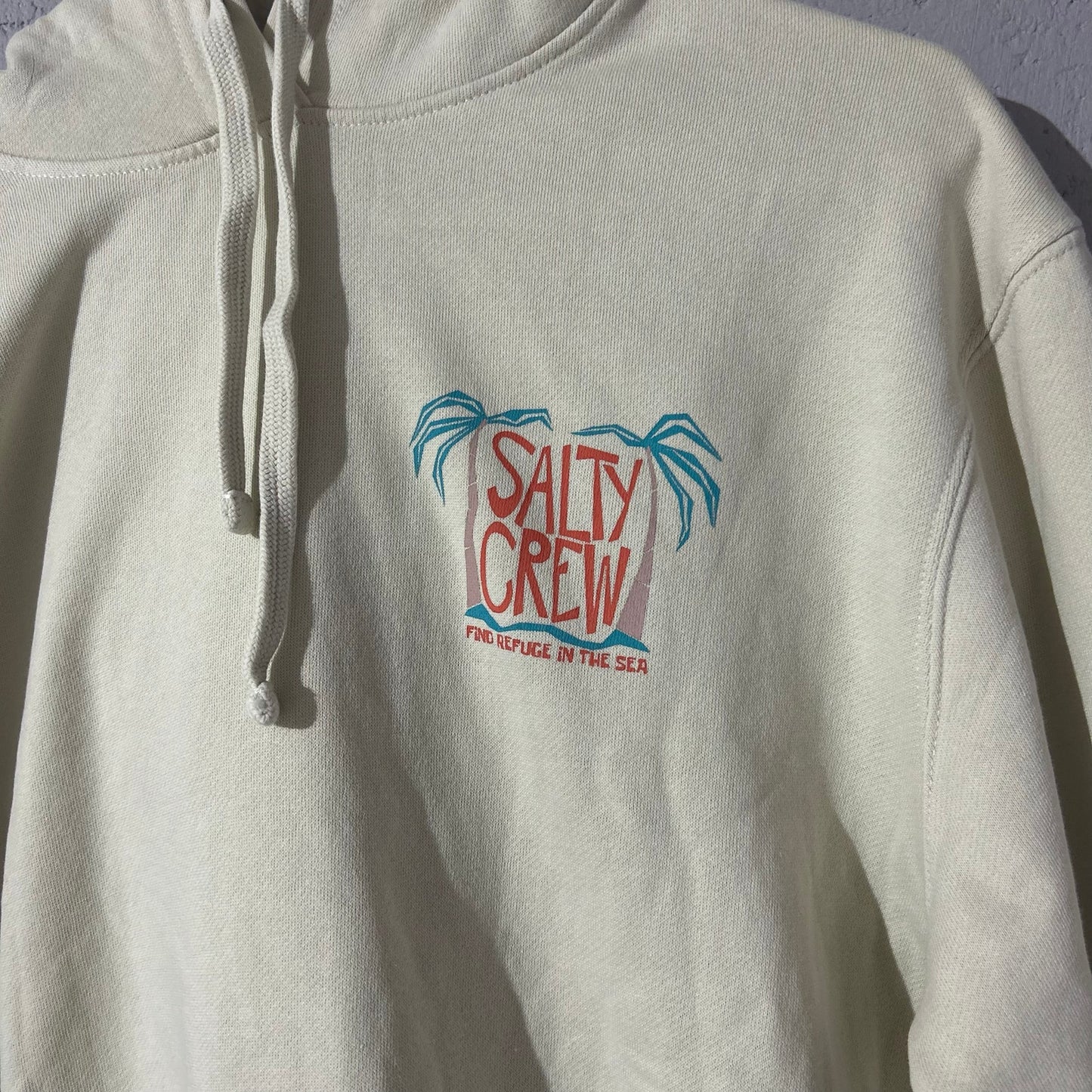 Salty Crew Postcard Hoodie Tan Size L