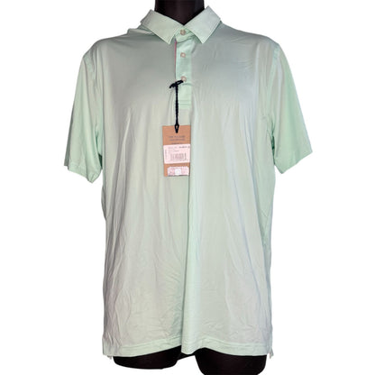 NWT Chubbies The Performance Polo 2.0 Teal Mint Size L