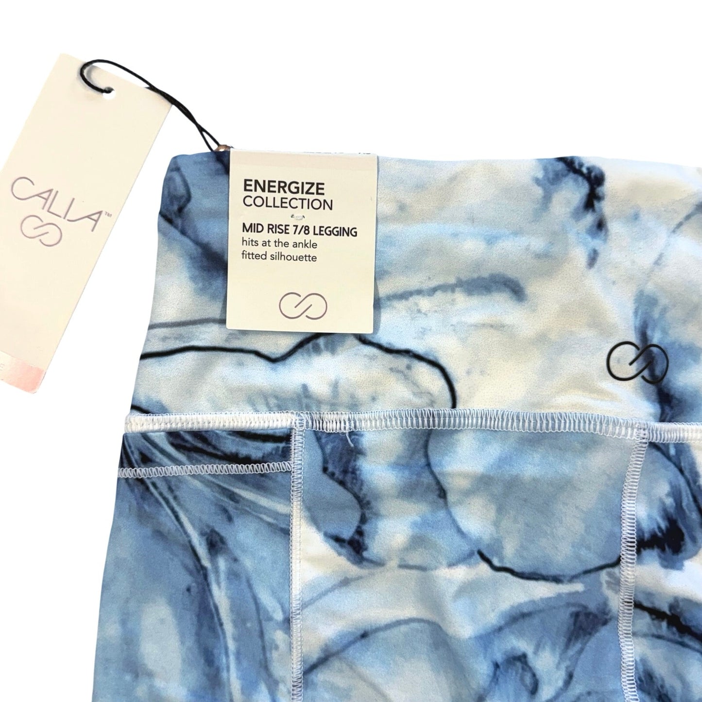 CALIA by Carrie Underwood Energize 7/8 leggings Blue Floral Size XS
