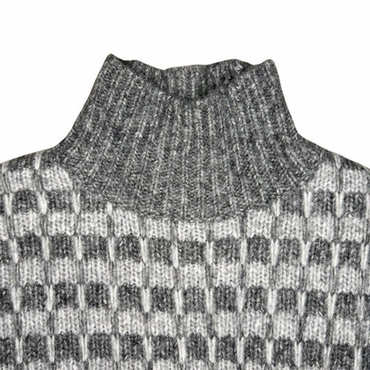 Everlane Cloud Checkered Turtleneck Sweater Size XS