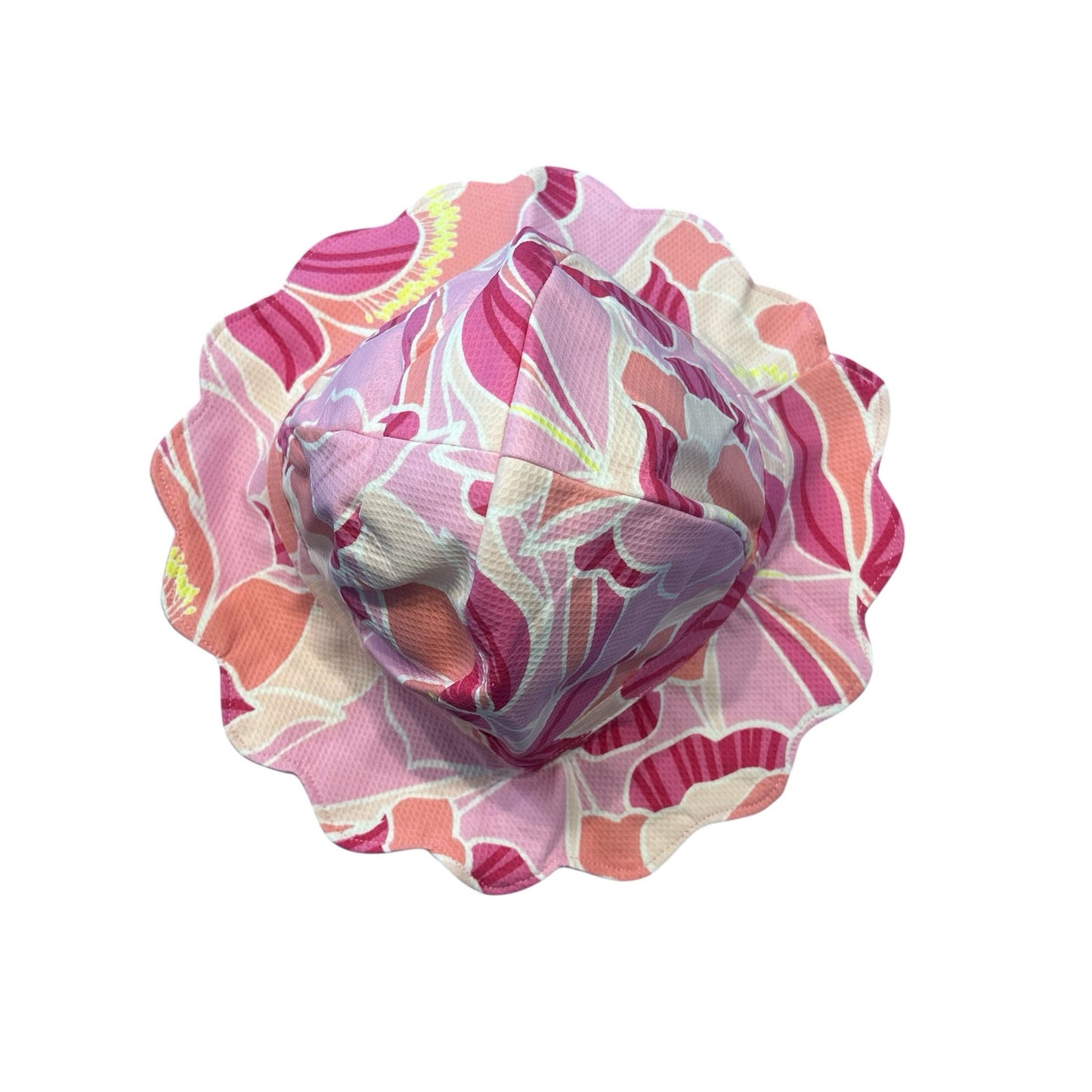 Janie and Jack Peony Print Bucket Hat Girls Size 4-5