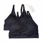 Quince Seamless Crossover Nursing & Lounge Bra 2 Pack Size M